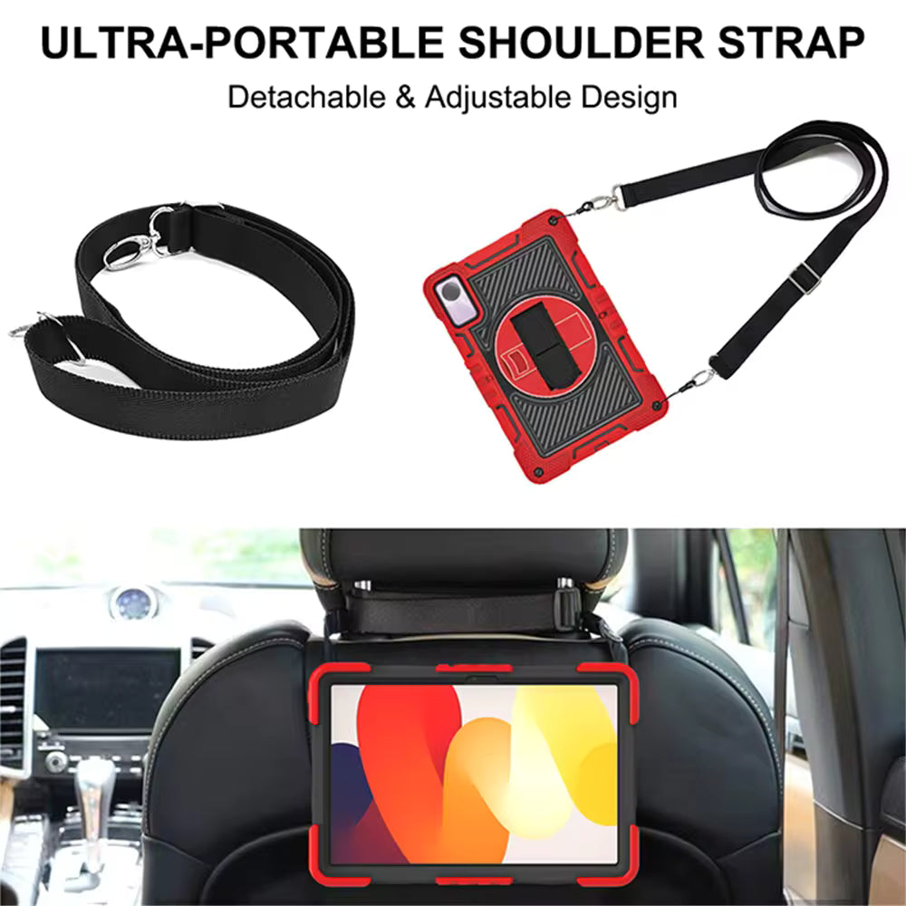 Estuche Protector Antichoque con correa para Tablet Samsung Galaxy