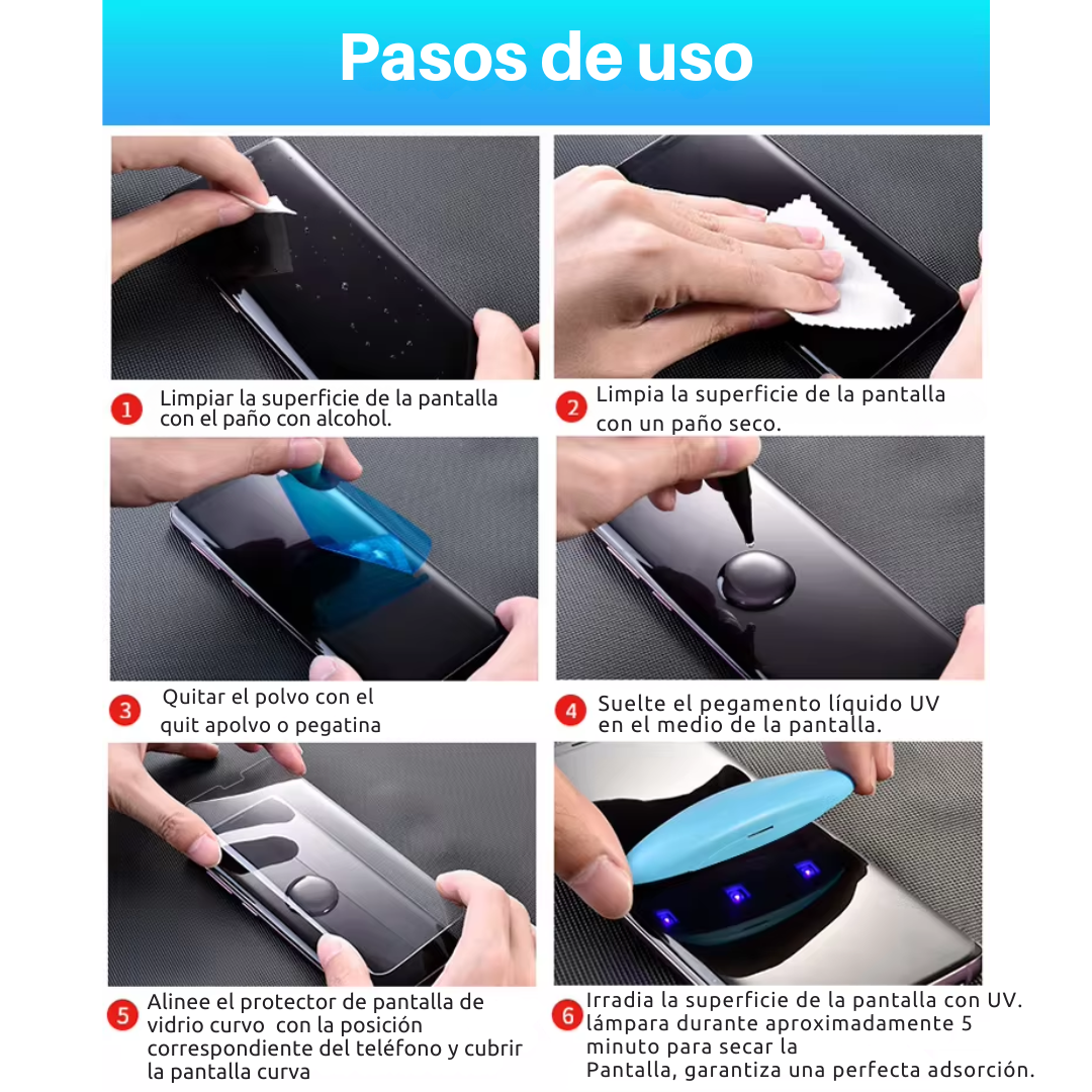 Protector de pantalla curvo para Motorola Edge 50 Fusion, Moto Edge 60 Fusion, Moto G85 5G